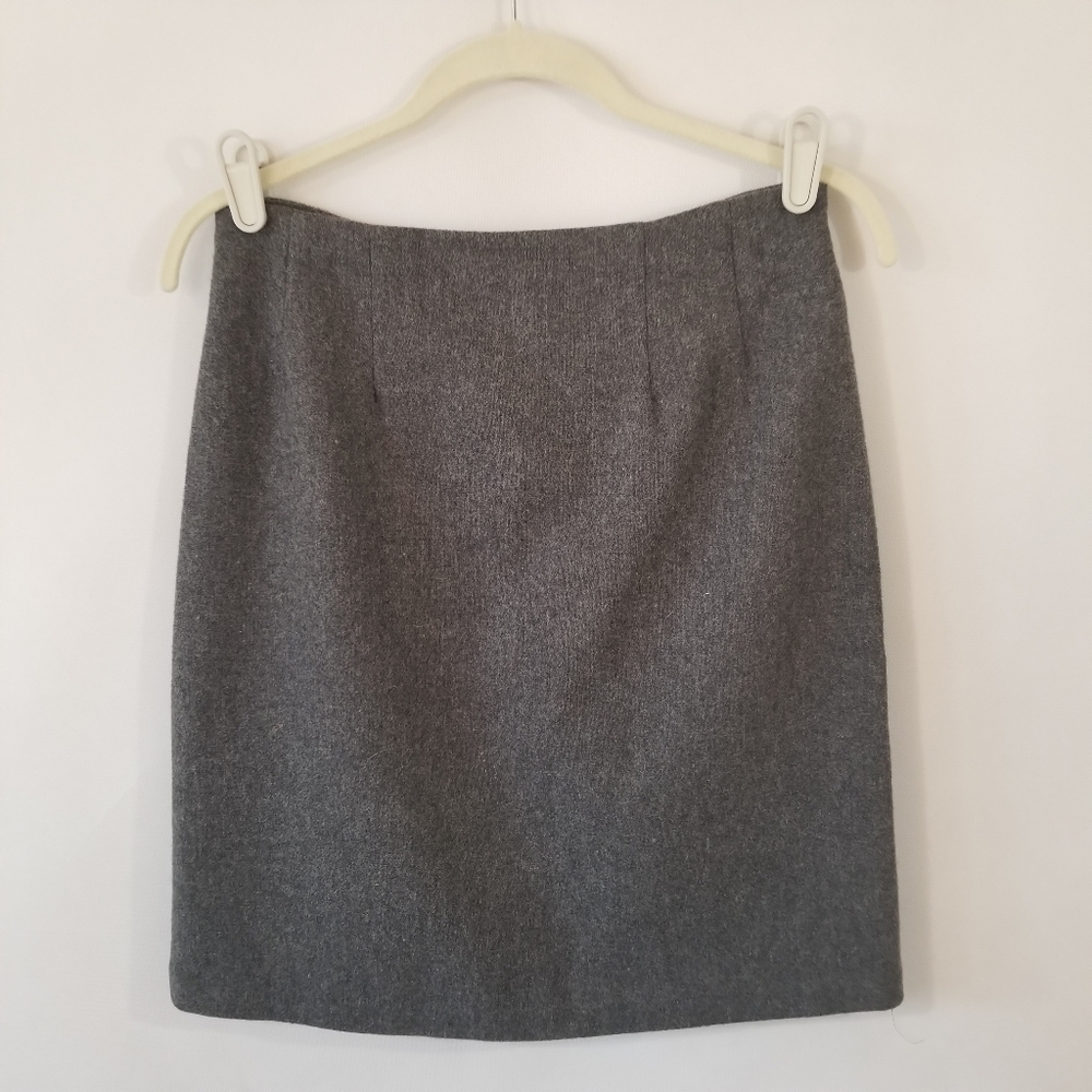 J.G.Hook Charcoal Wool Skirt